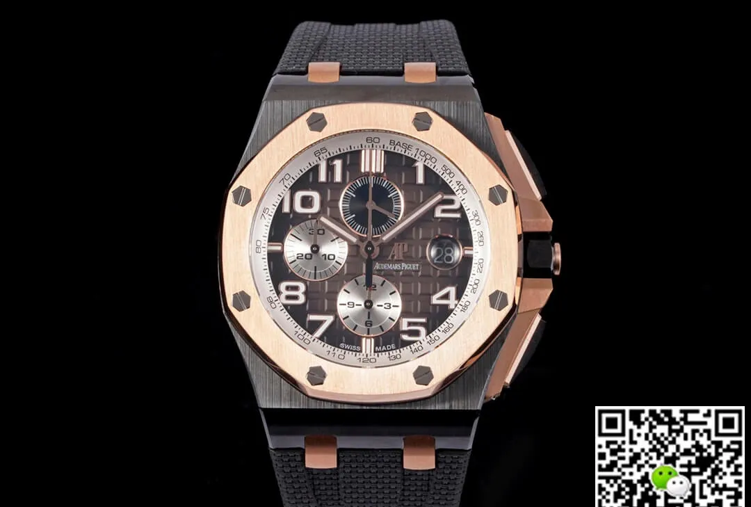 Audemars Piguet Royal Oak Offshore 26405NR.OO.A002CA.01 RS Factory 1:1 Best Edition Replica Watch Rose Gold Bezel